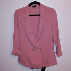 Topshop Rose Pink Blazer Jacket
